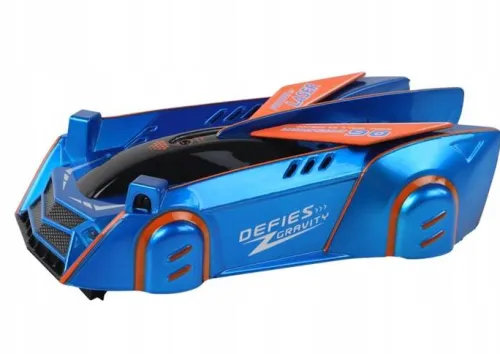 Autko Sportowe Auto Jeżdżące Po Ścianach Suficie Na Laser Niebieskie