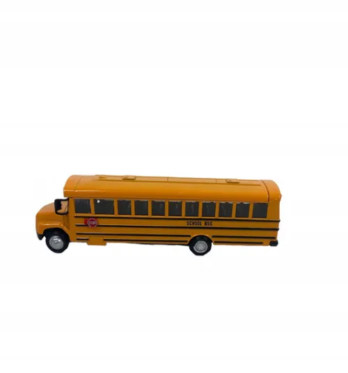 Autobus szkolny metalowy z napędem 20 cm