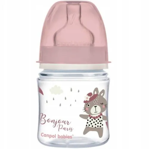 CANPOL Butelka Antykolkowa Szeroka 120ml EasyStart
