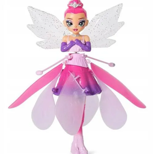 CRYSTAL FLYERS LATAJĄCA WRÓŻKA MAGICZNA UNOSZĄCA SIĘ W POWIETRZU RÓŻOWA