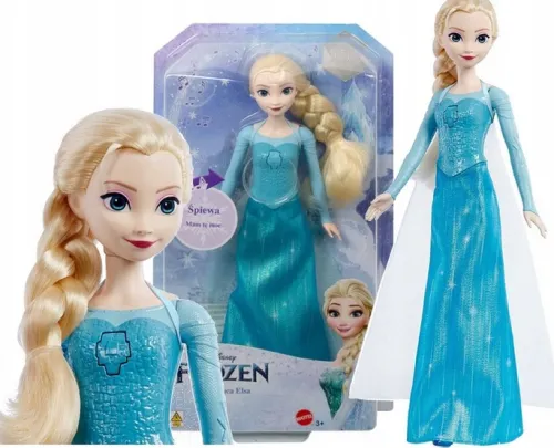 DISNEY KRAINA LODU LALKA KSIĘŻNICZKA ELSA śpiewająca po polsku