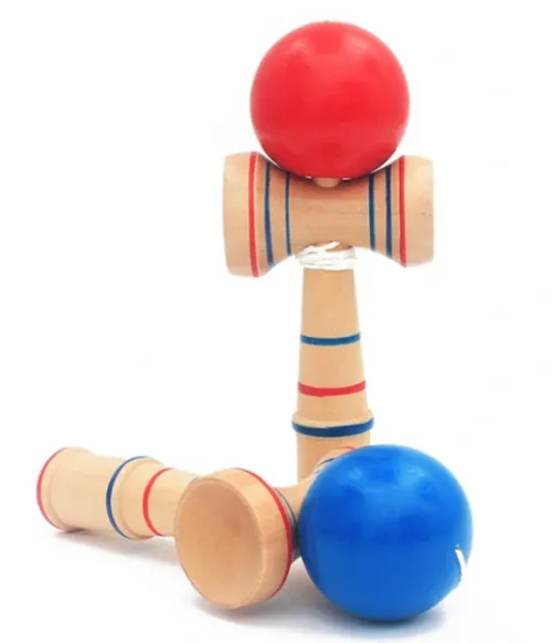 DREWNIANA KENDAMA ŁAPANIE KULI GRA