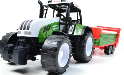 OL IMPORT DUŻY TRAKTOR Z OBORNIKIEM
