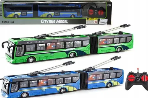 DUŻY ZDALNIE STEROWANY AUTOBUS TROLEJBUS RC