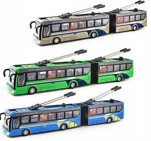 DUŻY ZDALNIE STEROWANY AUTOBUS TROLEJBUS RC