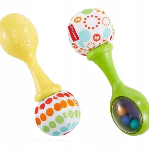 FISHER PRICE GRZECHOTKI MARAKASY GRZECHOCZĄCE ZABAWKA DLA NIEMOWLĄT