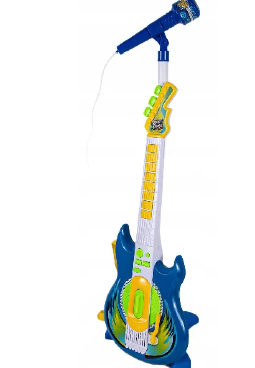 gitara_elektryczna_dla_dz_1.webp OL IMPORT GITARA ELEKTRYCZNA DLA DZIECI, STATYW Z MIKROFONEM