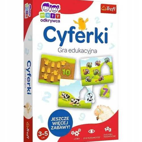 Trefl Gra edukacyjna Mały odkrywca Cyferki