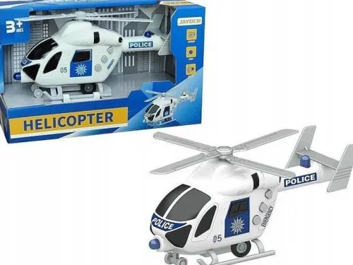 HELIKOPTER POLICYJNY ZE ŚWIATŁEM I DŹWIĘKIEM