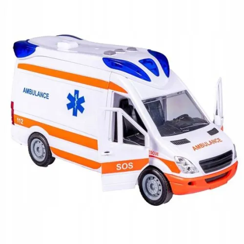 karetka_pogotowia_ambulan_2.webp Karetka Pogotowia Ambulans auto otwierane drzwi światło dźwięk + nosze