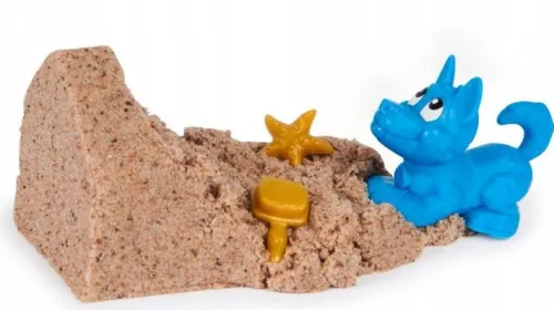 kinetic_sand_doggie_dig_z_2.webp Kinetic Sand Doggie Dig z figurką pieska Niespodzianka Piasek kinetyczny