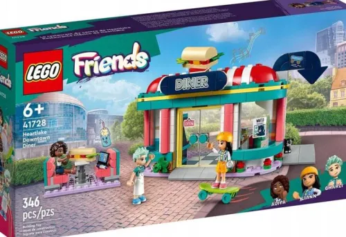 KLOCKI LEGO FRIENDS 41728 BAR W ŚRÓDMIEŚCIU W HEARTLAKE