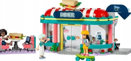 KLOCKI LEGO FRIENDS 41728 BAR W ŚRÓDMIEŚCIU W HEARTLAKE