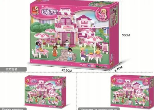 Klocki Sluban Girl's Dream G032585 RESTAURACJA 306 szt.
