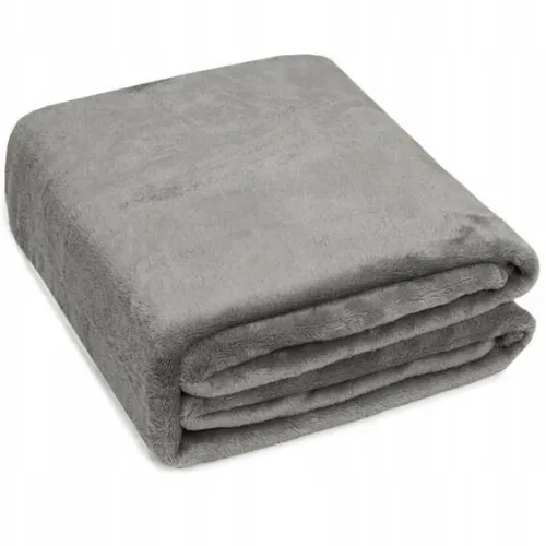 Koc Cotton World mikrofibra 160x200 szary