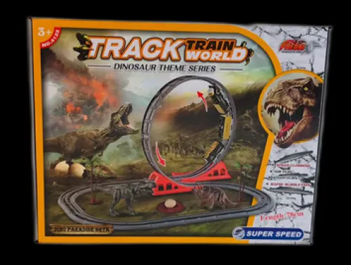 OL IMPORT KOLEJKA elektryczna lokomotywa duży tor. DINO
