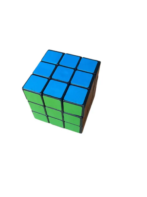 KOSTKA DO UKŁADANIA LOGICZNA KOLOROWA 6x6cm