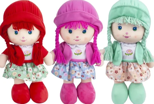 LALKA SZMACIANKA BOBAS PRZYTULANKA 37cm