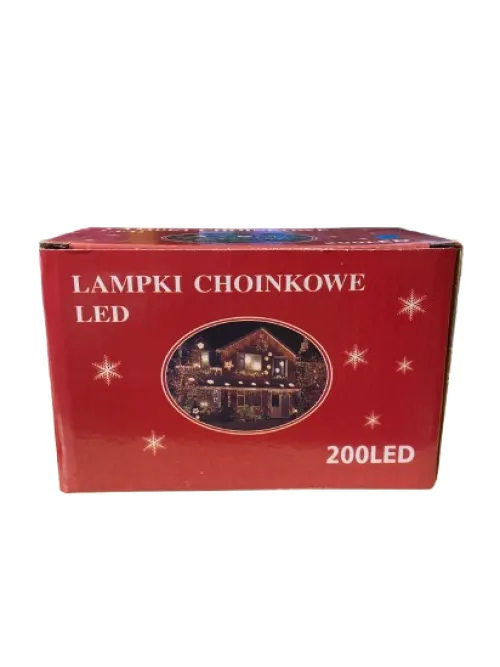 Lampki Choinkowe 200 LED niebieskie