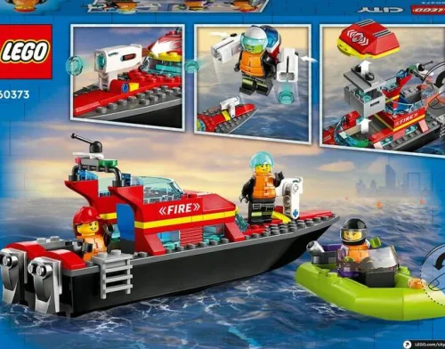 LEGO City Łódź strażacka 60373