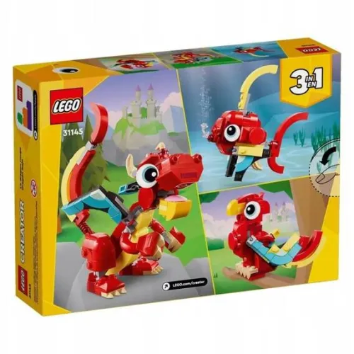 lego_creator__w___czerwon_2.webp LEGO Creator 3 w 1 31145 Czerwony smok
