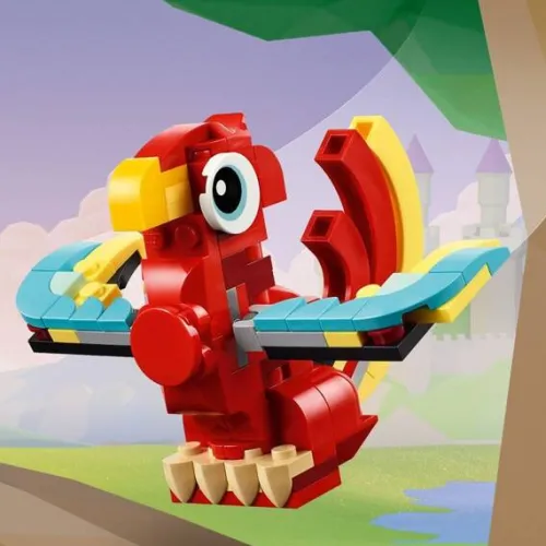 lego_creator__w___czerwon_3.webp LEGO Creator 3 w 1 31145 Czerwony smok