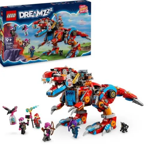 LEGO DREAMZzz 71484 Cooper i jego robot-dinozaur C-rex