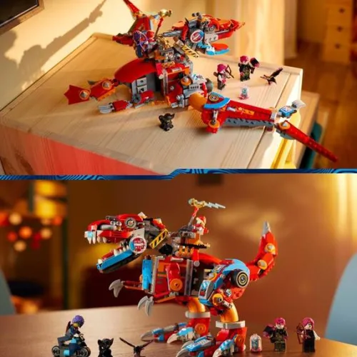 LEGO DREAMZzz 71484 Cooper i jego robot-dinozaur C-rex