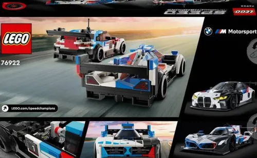 lego_speed_champions_samo_1.webp LEGO Speed Champions Samochody wyścigowe BMW M4 GT3 & BMW M Hybrid V8 76922