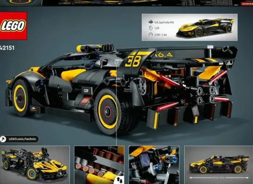 LEGO TECHNIC BUGATTI BOLIDE 42151 SAMOCHÓD WYŚCIGOWY LEGO