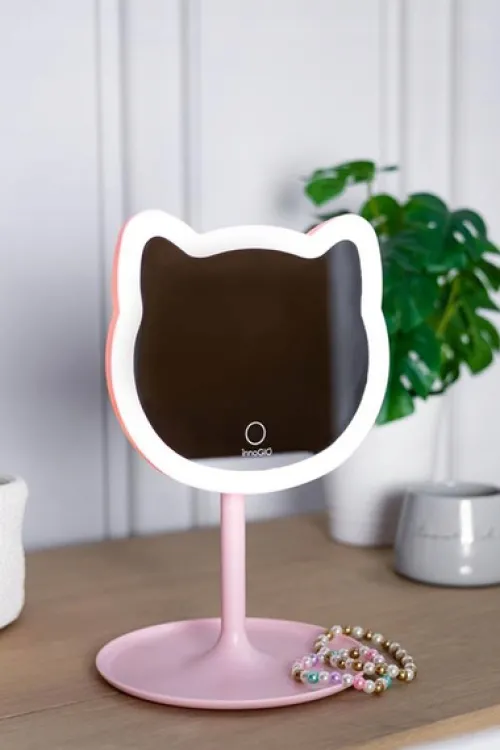 lusterko_kosmetyczne_led__1.webp Lusterko Kosmetyczne LED InnoGIO GIOperfect Pink Cat