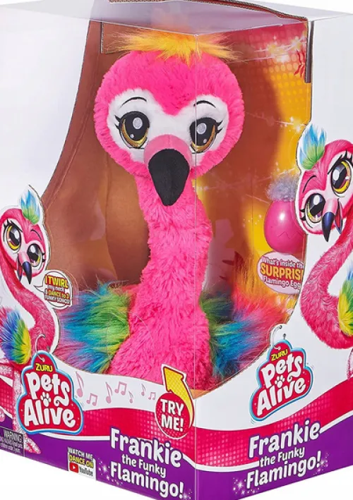 Maskotka Zuru Pets Alive Tańczący Flaming Frankie the Funky Flamingo
