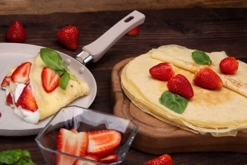 Patelnia do Naleśników Indukcja Nieprzywierająca 24 cm