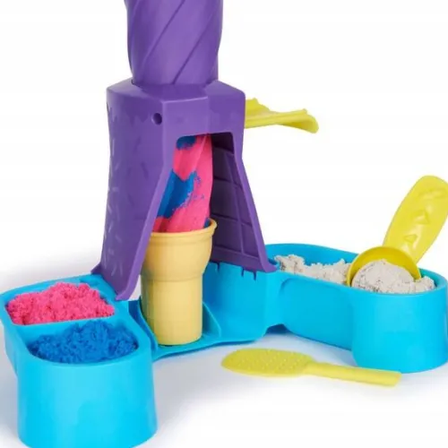 PIASEK KINETYCZNY ZESTAW KINETIC SAND MASZYNA DO LODÓW + AKCESORIA