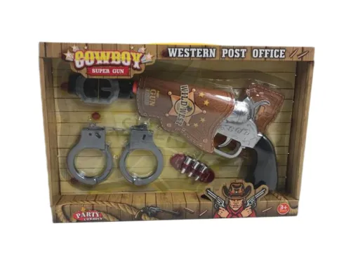 OL IMPORT PISTOLET REWOLWER ZESTAW KOWBOJA