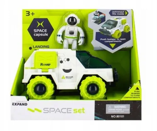 Pojazd kosmiczny łazik + kosmonauta