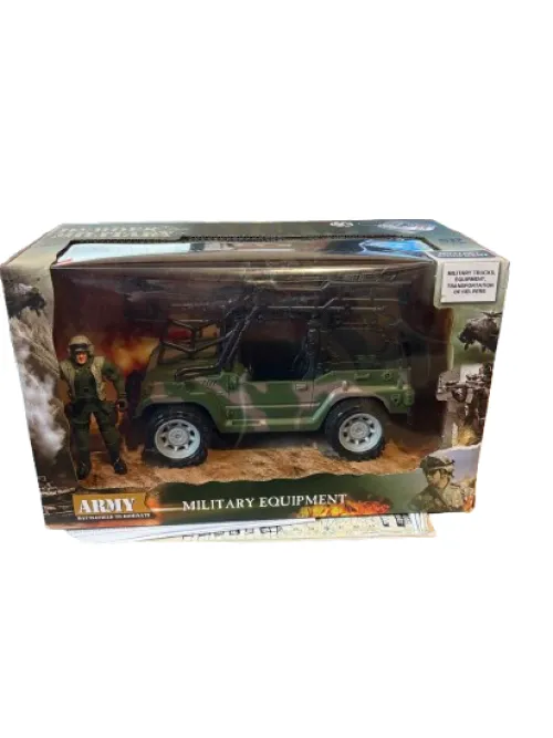 Pojazd wojskowy wojsko militarny jeep żołnierz