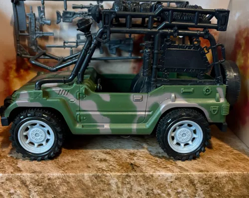 Pojazd wojskowy wojsko militarny jeep żołnierz
