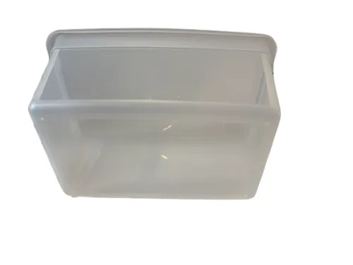 POJEMNIK PLASTIKOWY PUDEŁKO PUDŁO ORGANIZER PRZEZROCZYSTY Z POKRYWĄ 40L