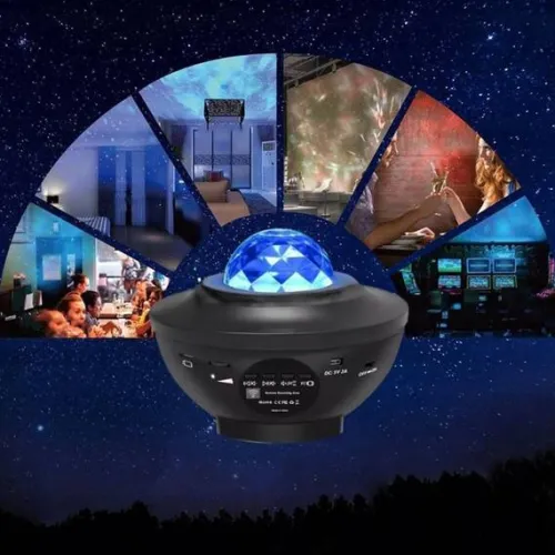 projektor_gwiazd_star_lam_2.webp PROJEKTOR GWIAZD STAR LAMPKA NOCNA LED USB GŁOŚNIK + PILOT