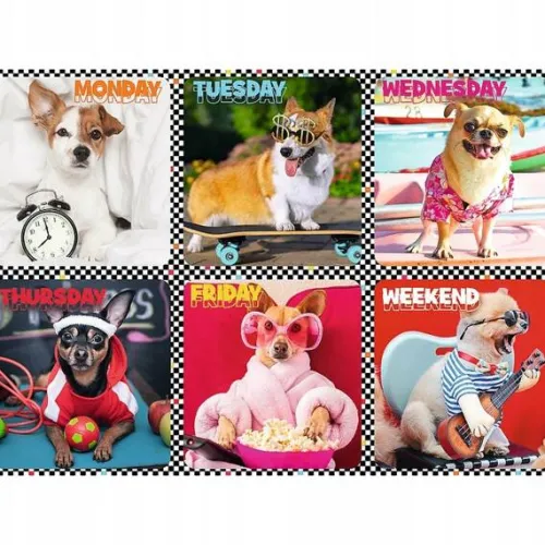 Puzzle Trefl Wesołe psy 200 elementów 13279