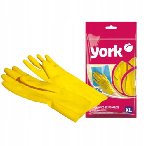 Rękawiczki wielorazowe York r. XL lateks