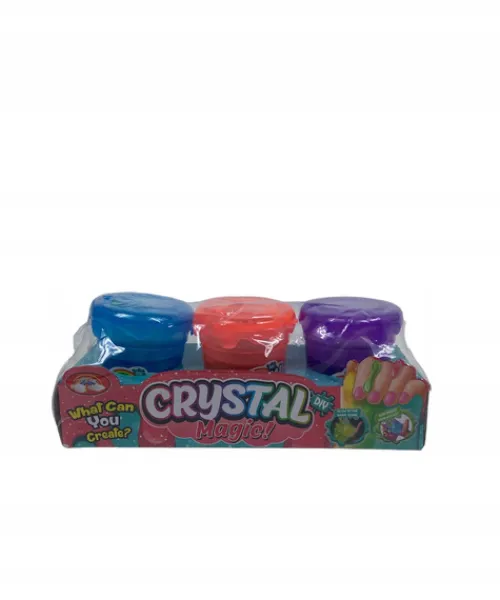 Slime glutek 3 kubeczki świeci w ciemności
