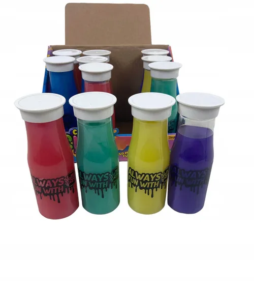 Slime glutek buteleczka kolory