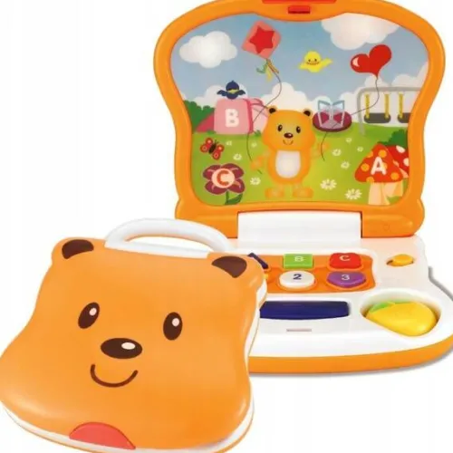SMILY PLAY Edukacyjny laptop dla dzieci miś