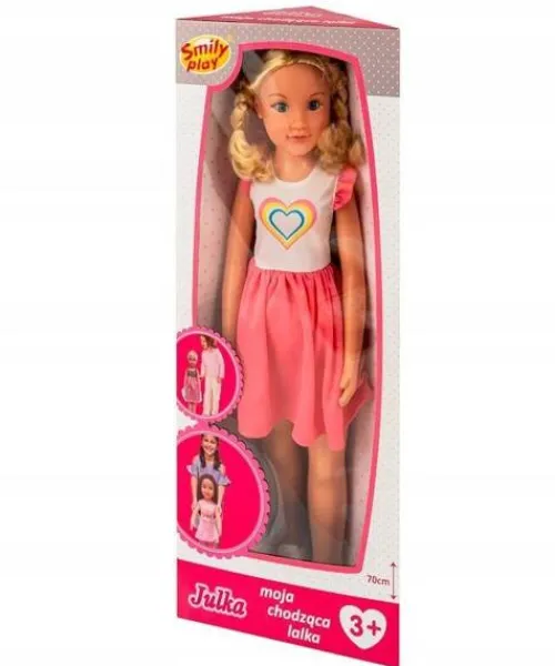 SMILY PLAY Lalka chodząca 70 cm księżniczka duża
