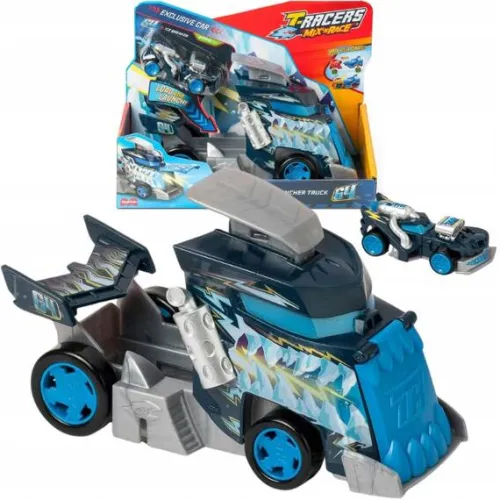T-RACER POJAZD MIX'N RACE ICE LAUNCHER TRUCK CIĘŻARÓWKA Z WYRZUTNIĄ ZESTAW