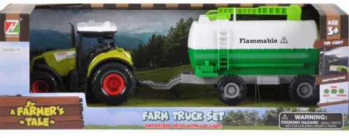 OL IMPORT TRAKTOR Z PRZYCZEPĄ BECZKA