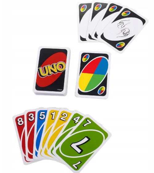 mattel GAMES UNO- GRA KARCIANA- KARTY ŁAMIGŁÓWKI