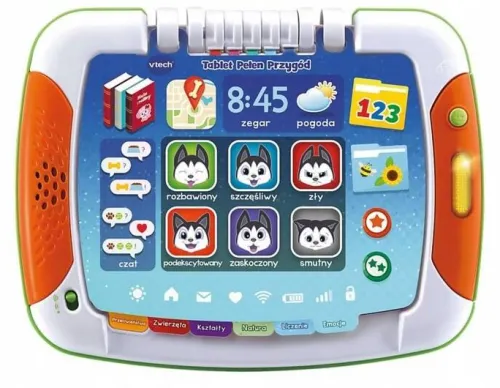 VTECH TABLET PEŁEN PRZYGÓD EDUKACYJNA ZABAWKA INTERAKTYWNA